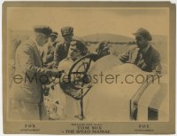 1r843 SPEED MANIAC LC 1919 great image of Tom Mix in his race car talking to his pit crew!