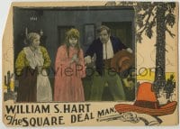 1r852 SQUARE DEAL MAN LC R1920s scared Mary McIvor standing by bad guy with clenched fist!