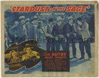 1r254 STARDUST ON THE SAGE TC 1942 singing cowboy Gene Autry, Edith Fellows & Smiley Burnette!