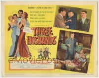 1r267 THREE HUSBANDS TC 1950 a friend came along and ruined three happy marriages!