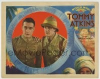 1r901 TOMMY ATKINS LC 1928 close up of British soldier Walter Byron in India, cool border art!