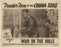 1r905 TRADER TOM OF THE CHINA SEAS chapter 7 LC 1954 Republic serial, great c/u of Tom Steele!