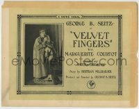 1r283 VELVET FINGERS chapter 7 TC 1920 George Seitz & Courtot, The House of a Thousand Veils!