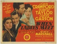 1r296 WHEN LADIES MEET TC 1941 Joan Crawford, Robert Taylor, Greer Garson, Herbert Marshall