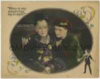 1r958 WHERE'S MY WANDERING BOY TONIGHT? LC 1922 woman tells friend she hopes her boy never leaves!
