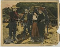 1r963 WHITE OUTLAW LC 1925 cowboy hero Jack Hoxie is thanked for saving the day!