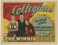 1r302 WINNING FIVE TC 1927 track star George Lewis wins the big race & pretty Dorothy Gulliver!