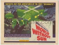 1r307 WORLD WITHOUT SUN TC 1965 Le Monde sans Soleil, Jacques-Yves Cousteau's oceanauts!