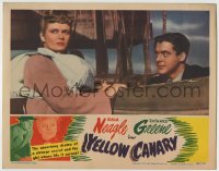 1r987 YELLOW CANARY LC 1944 great close up of Anna Neagle & Richard Greene by lifeboat!