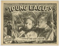 1r992 YOUNG EAGLES chapter 9 LC 1934 close up of Boy Scouts in jungle, The Lost Lagoon!