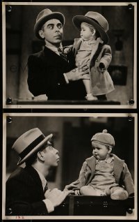 1s894 FORTY LITTLE MOTHERS 2 8x10 stills 1940 wacky image of Eddie Cantor w/baby!