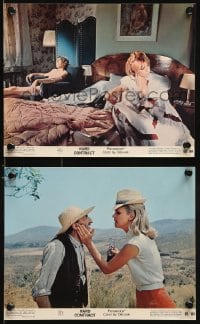 1s123 HARD CONTRACT 2 color 8x10 stills 1969 great images of James Coburn & sexy Lee Remick!