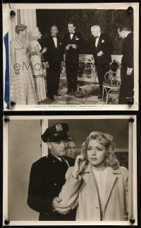 1s970 STRANGE CASE OF DOCTOR Rx 2 8x10 stills 1942 follow creepy Lionel Atwill at the risk of insanity!