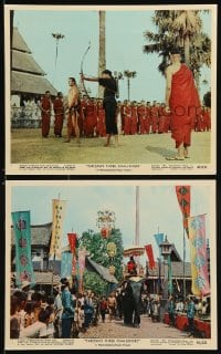 1s128 TARZAN'S THREE CHALLENGES 2 color 8x10 stills 1963 Edgar Rice Burroughs, Jock Mahoney!