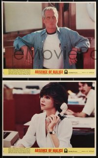 1s015 ABSENCE OF MALICE 8 8x10 mini LCs 1981 Paul Newman, Sally Field, directed by Sydney Pollack!