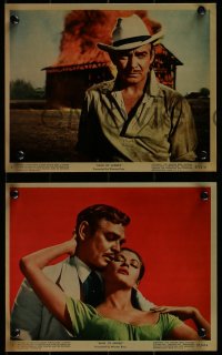 1s088 BAND OF ANGELS 4 color 8x10 stills 1957 Clark Gable, beautiful slave mistress Yvonne De Carlo!