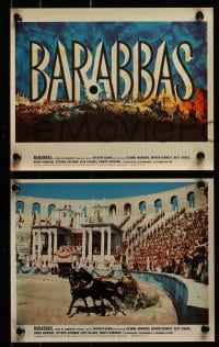 1s080 BARABBAS 5 color 8x10 stills 1962 Richard Fleischer, Anthony Quinn & Silvana Mangano!