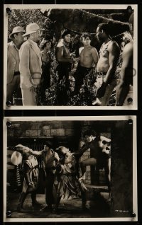 1s519 CALL OF THE SAVAGE 6 8x10 stills 1935 Noah Beery, Dorothy Short & Harry Woods in the jungle!