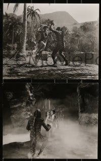 1s769 CREATURE FROM THE BLACK LAGOON 3 7.5x9.25 stills R1972 all three showing the monster!