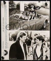 1s402 FERRIS BUELLER'S DAY OFF 8 8x10 stills 1986 Broderick, Sara, Ruck, Jones, Grey, Sheen, top cast