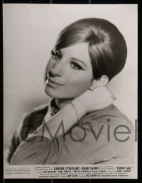 1s248 FUNNY GIRL 12 from 8x9.25 to 8x10 stills 1969 Barbra Streisand & Omar Sharif, William Wyler!