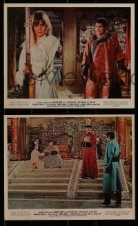 1s112 GENGHIS KHAN 3 color 8x10 stills 1965 Mongolian Omar Sharif, Francoise Dorleac!