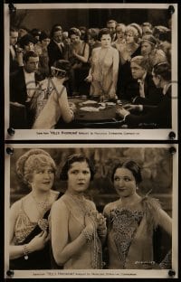 1s473 HELL'S HIGHROAD 7 8x10 stills 1925 Joy & Julia Faye, produced by Cecil B. DeMille, gambling!