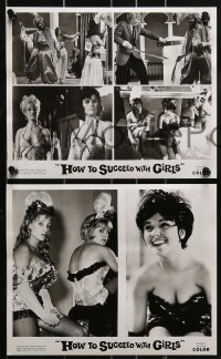 1s351 HOW TO SUCCEED WITH GIRLS 9 8x10 stills 1965 campy advice, are you getting enough attention!