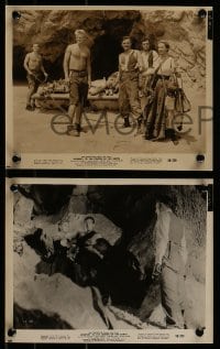 1s794 JOURNEY TO THE CENTER OF THE EARTH 3 8x10 stills 1959 Jules Verne, Boone, Mason, Dahl!