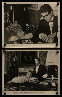 1s156 KALEIDOSCOPE 21 from 7.5x9.75 to 8x10 stills 1966 Warren Beatty, Susannah York, gambling!