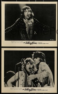 1s538 LADIES & GENTLEMEN THE ROLLING STONES 6 8x10 stills 1973 Mick Jagger performing on stage!
