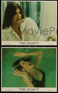1s097 LEGACY 4 8x10 mini LCs 1979 gorgeous Katharine Ross, Sam Elliot, horror images!