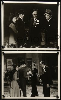 1s316 MR. WONG, DETECTIVE 10 8x10 stills 1938 Chinese Boris Karloff, Withers & Maxine Jennings!