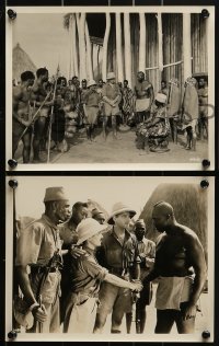 1s624 NAGANA 5 8x10 stills 1933 great images of Tala Birell & Melvyn Douglas in Africa!