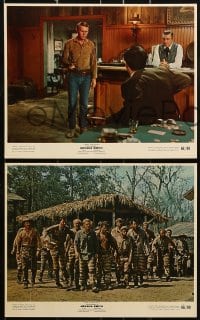 1s043 NEVADA SMITH 8 color 8x10 stills 1966 Steve McQueen in action, Kennedy, Keith, Pleshette!