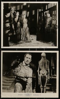 1s721 RAVEN 4 8x10 stills 1963 horror images of Vincent Price, Peter Lorre, Boris Karloff in one!