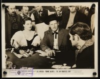 1s954 SAN FRANCISCO STORY 2 8x10 stills 1952 sexy gambler Yvonne De Carlo & Joel McCrea, poker!