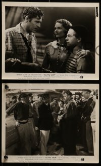 1s186 SLAVE SHIP 17 from 8x9.75 to 8x10 stills 1937 Warner Baxter, Mickey Rooney, Beery, Sanders!