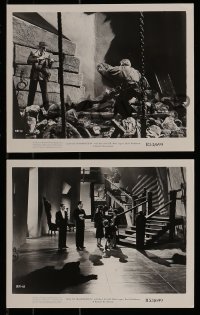 1s831 SON OF FRANKENSTEIN 3 8x10 stills R1953 Universal horror, all with Basil Rathbone, great sets