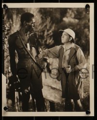 1s834 TARZAN ESCAPES 3 deluxe 8x10 stills 1936 great images of Herbert Mundin and John Buckler!