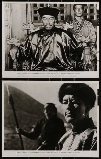 1s736 VENGEANCE OF FU MANCHU 4 8x10 stills 1968 great images of Asian villain Christopher Lee!