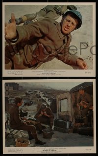 1s077 WEEKEND AT DUNKIRK 6 color 8x10 stills 1965 Jean-Paul Belmondo, Catherine Spaak, World War II