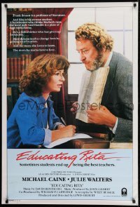 1t027 EDUCATING RITA Aust 1sh 1983 professor Michael Caine & student Julie Walters!