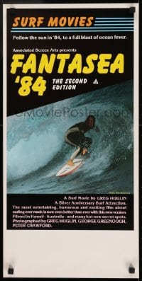 1t028 FANTASEA '84 Aust daybill 1984 great close up surfing photo, a blast of ocean fever!