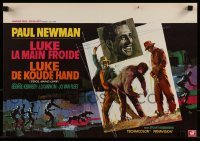 1t055 COOL HAND LUKE Belgian 1967 Paul Newman prison escape classic, different Ray artwork!