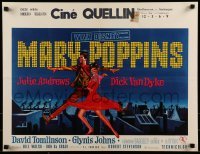 1t062 MARY POPPINS Belgian 1964 Julie Andrews & Dick Van Dyke in Walt Disney's musical classic!