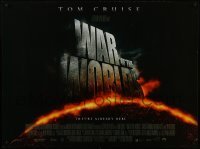 1t475 WAR OF THE WORLDS DS British quad 2005 Tom Cruise, Steven Spielberg, huge title design!