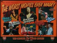 1t477 WORST MOVIES EVER MADE British quad 1990s Ed Wood six-bill, great images!