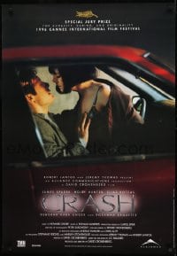 1t159 CRASH DS Canadian 1sh 1996 David Cronenberg, James Spader, bizarre sex movie!