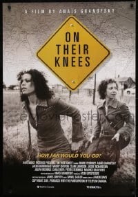 1t183 ON THEIR KNEES Canadian 1sh 2001 Ingrid Veninger, Anais Granofsky, how far would you go?